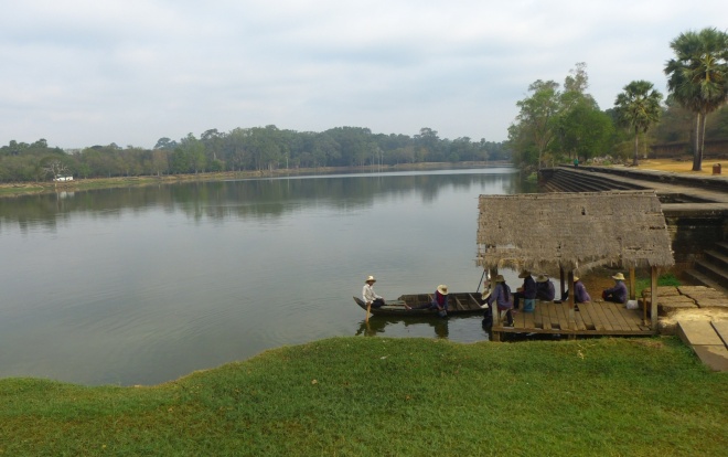 Another view of the moat