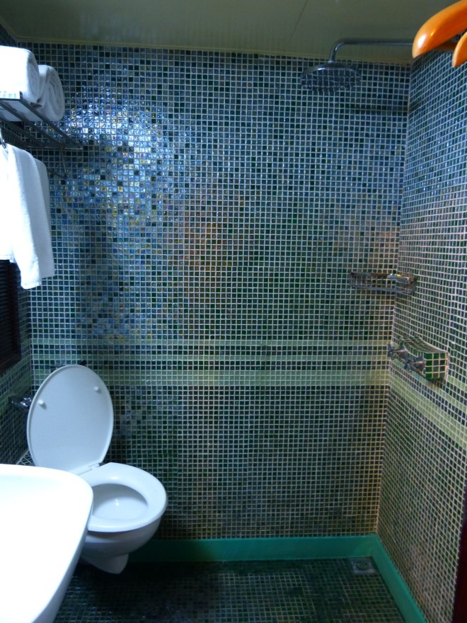 Take a good look.  Can you find the shower?