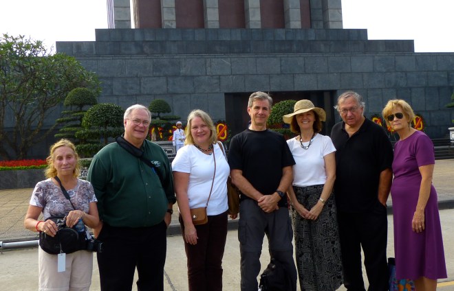 The volunteers:  Jeanne, Jim, Sally, Tom, Shelley, Bob and Judy