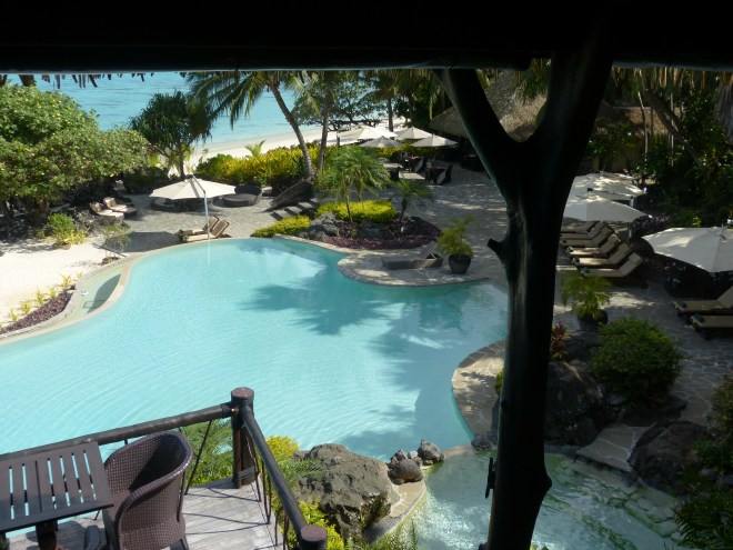 The pool at the Pacific Resort
