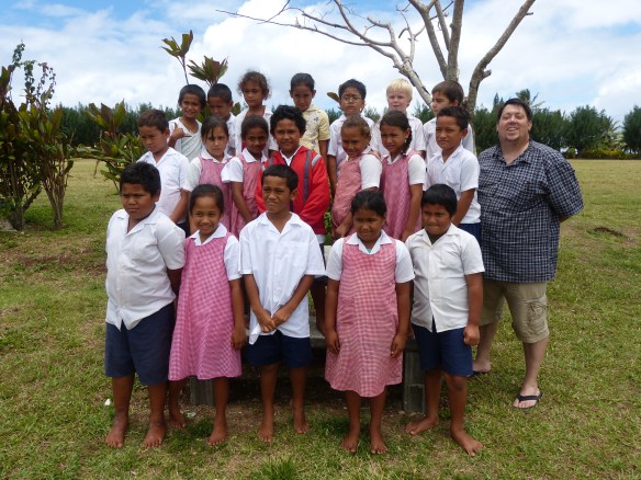 Uncle Willy with the third grade class.