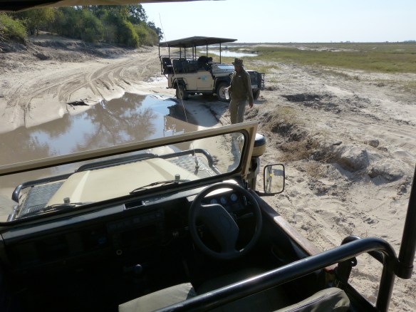 Leaving our stuck and disabled jeep for the mechanic to fix, while