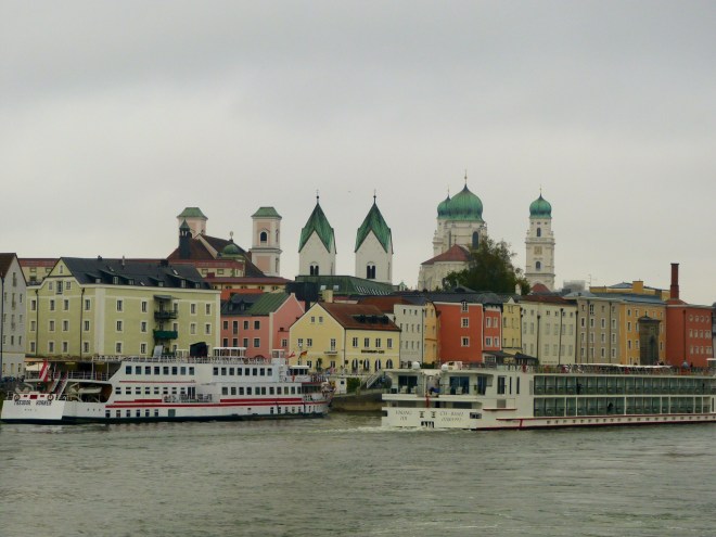A view of Passau from the river.