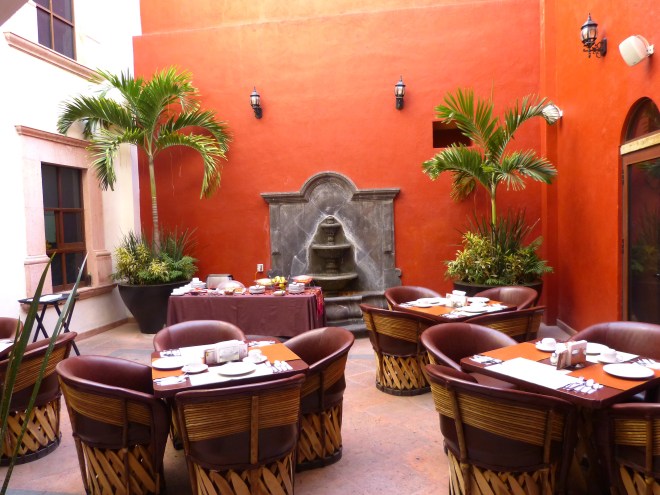 Courtyard inside the convent/hotel