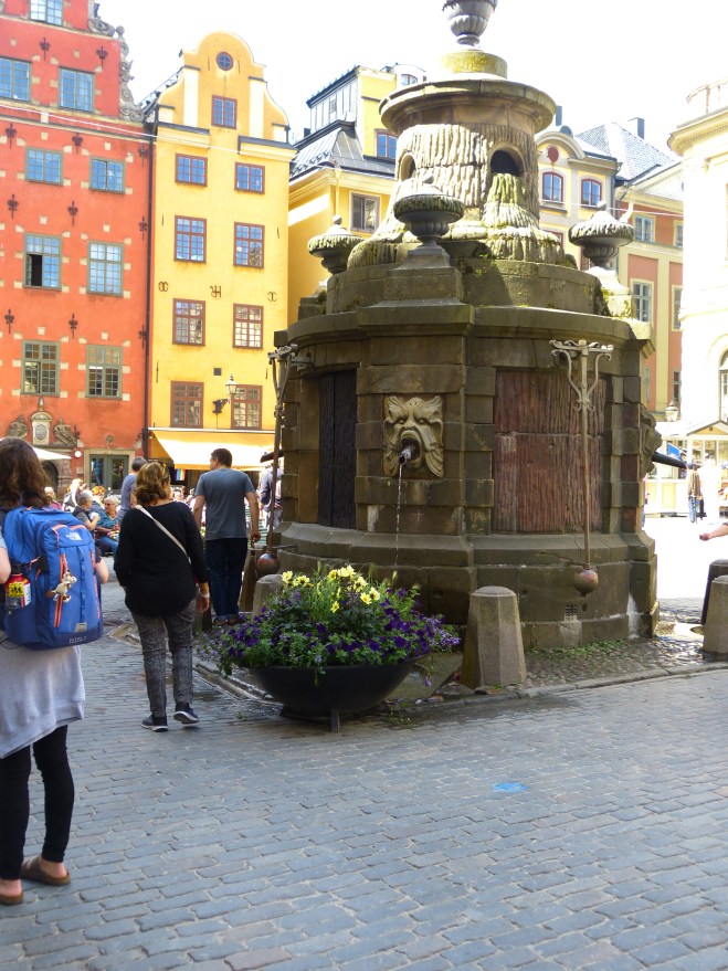 In this square, Swedish leaders were beheaded by the Danes.  The son of one of the victims escaped, led a successful revolution and became Sweden's first king.