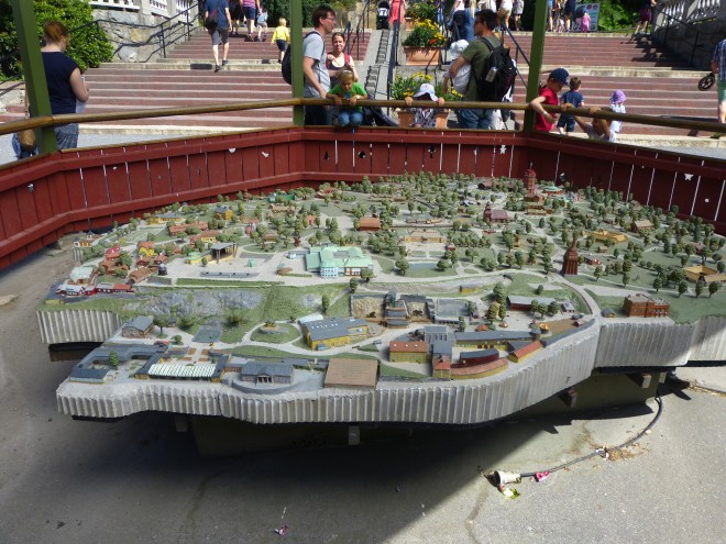 A model of Skansen
