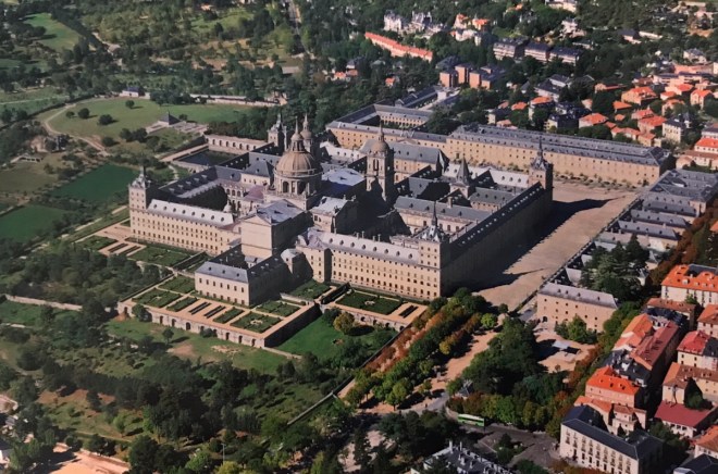 I didn’t use a drone. I bought a postcard and photographed it. 