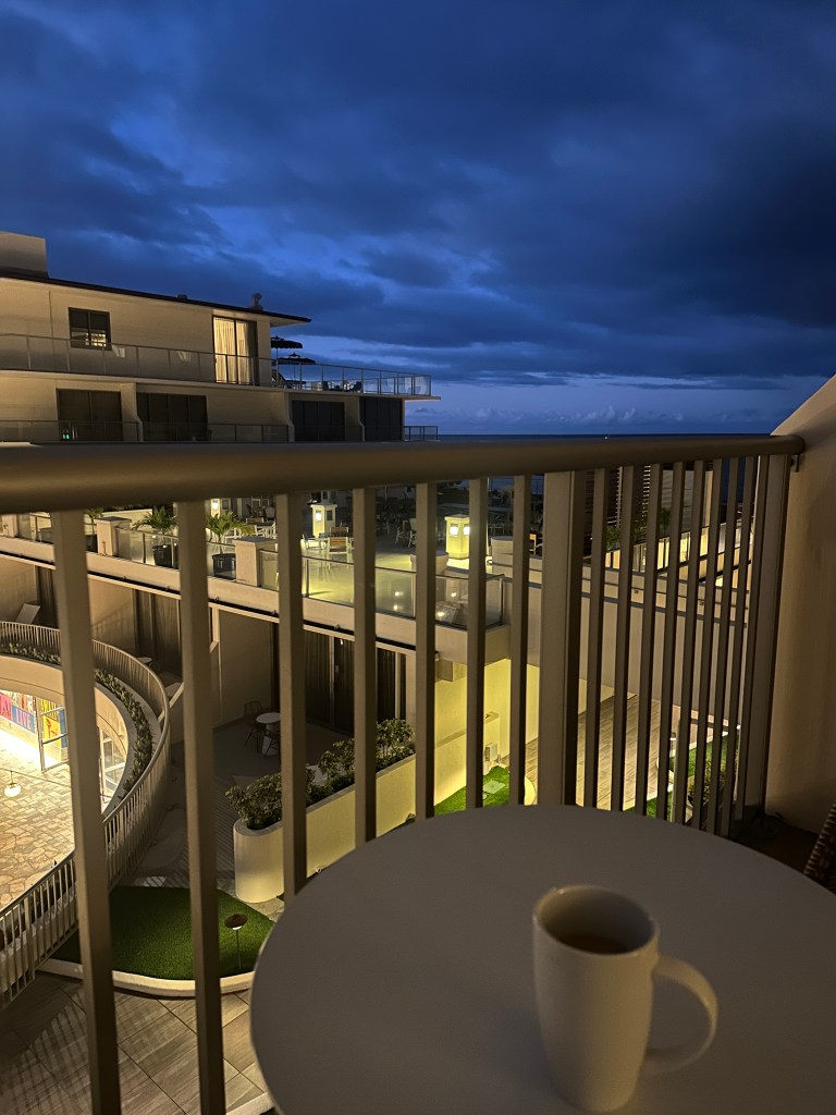 evening view from my balcony